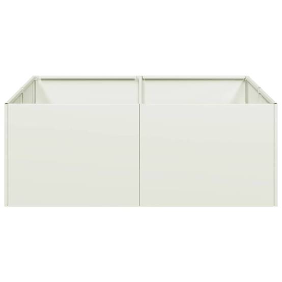 Support pot & bac acier laminé à froid blanc 80 x 80 x 30 cm - Prolenta premium p348.3 - Image 4