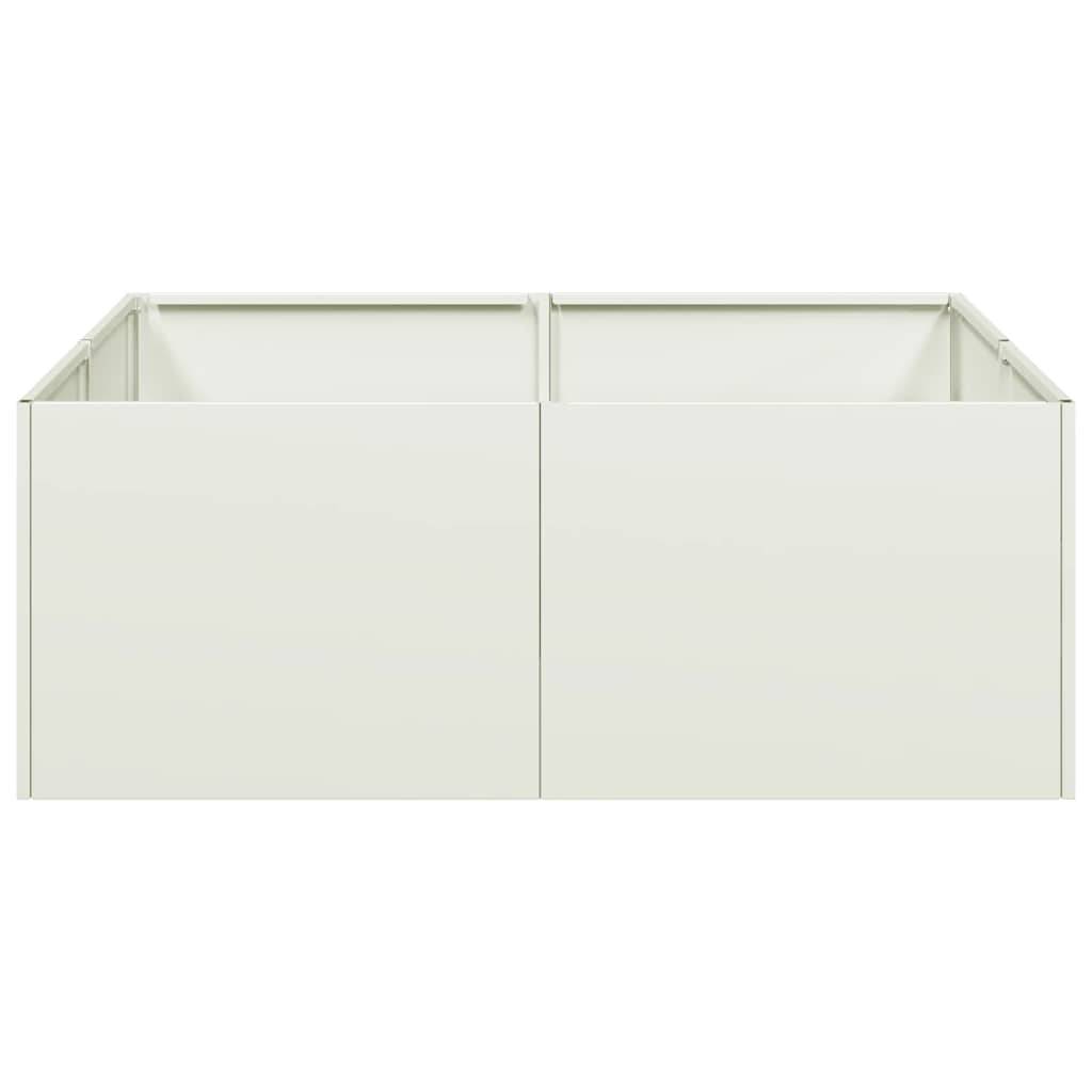 Support pot & bac acier laminé à froid blanc  80 x 80 x 30 cm  - Prolenta premium p348.3 - Image 4
