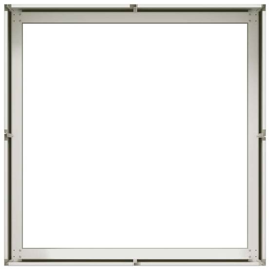 Support pot & bac acier laminé à froid blanc 80 x 80 x 30 cm - Prolenta premium p348.3 - Image 5