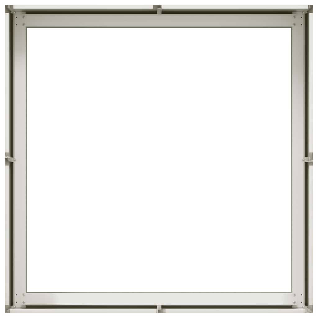Support pot & bac acier laminé à froid blanc  80 x 80 x 30 cm  - Prolenta premium p348.3 - Image 5