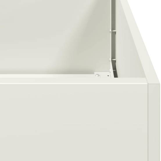 Support pot & bac acier laminé à froid blanc 80 x 80 x 30 cm - Prolenta premium p348.3 - Image 7