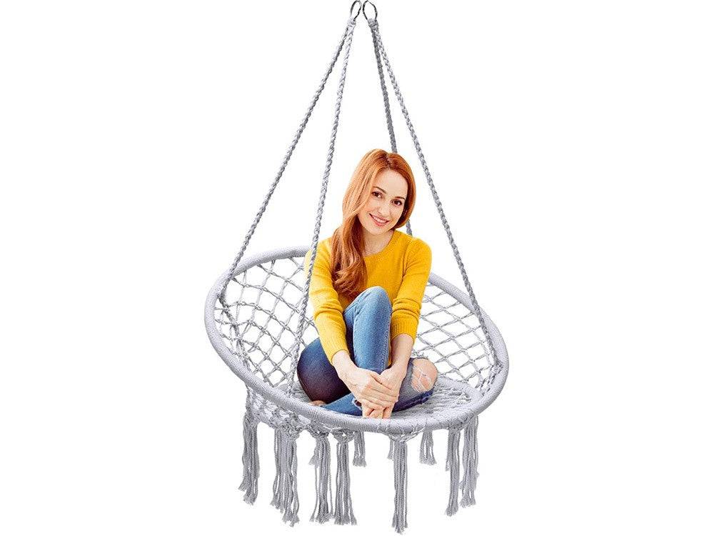 hamac fauteuil  chaise suspendu balançoire nid d'oiseau 80x60x40 cm - Image 7