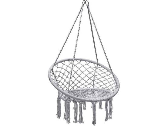 hamac fauteuil chaise suspendu balançoire nid d'oiseau 80x60x40 cm - Image 3