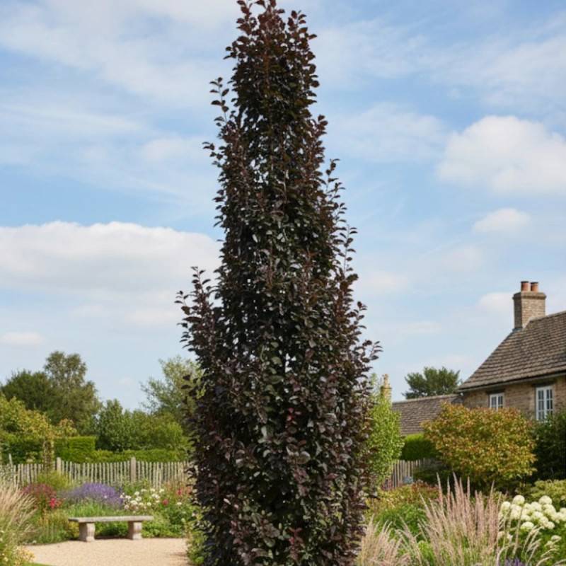 Hêtre commun Dawyck Purple, Fagus - Pot de 15L - Baliveau - Image 4