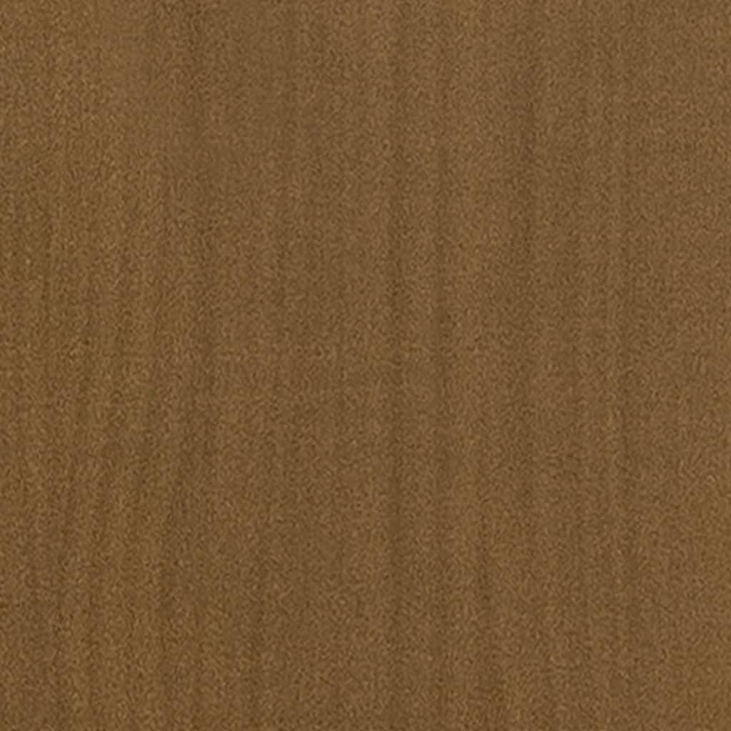 Maison Chic - Jardinière d'extérieur - Pot De Fleurs Marron miel 31x31x31 cm Bois de pin massif - Image 7