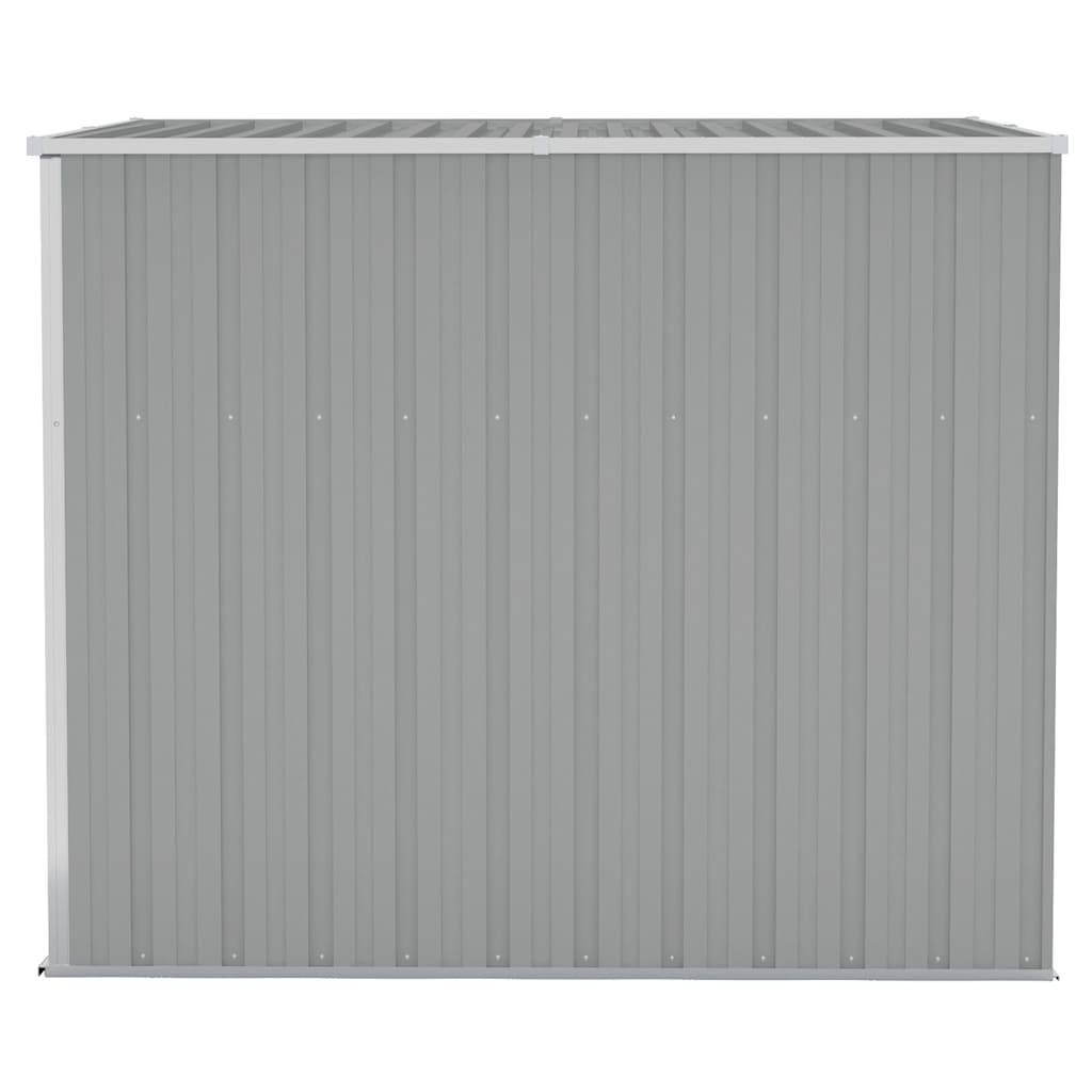 Vidaxl - Abri de jardin mural Gris 118x194x178 cm Métal galvanisé vidaXL 316222 - Image 5