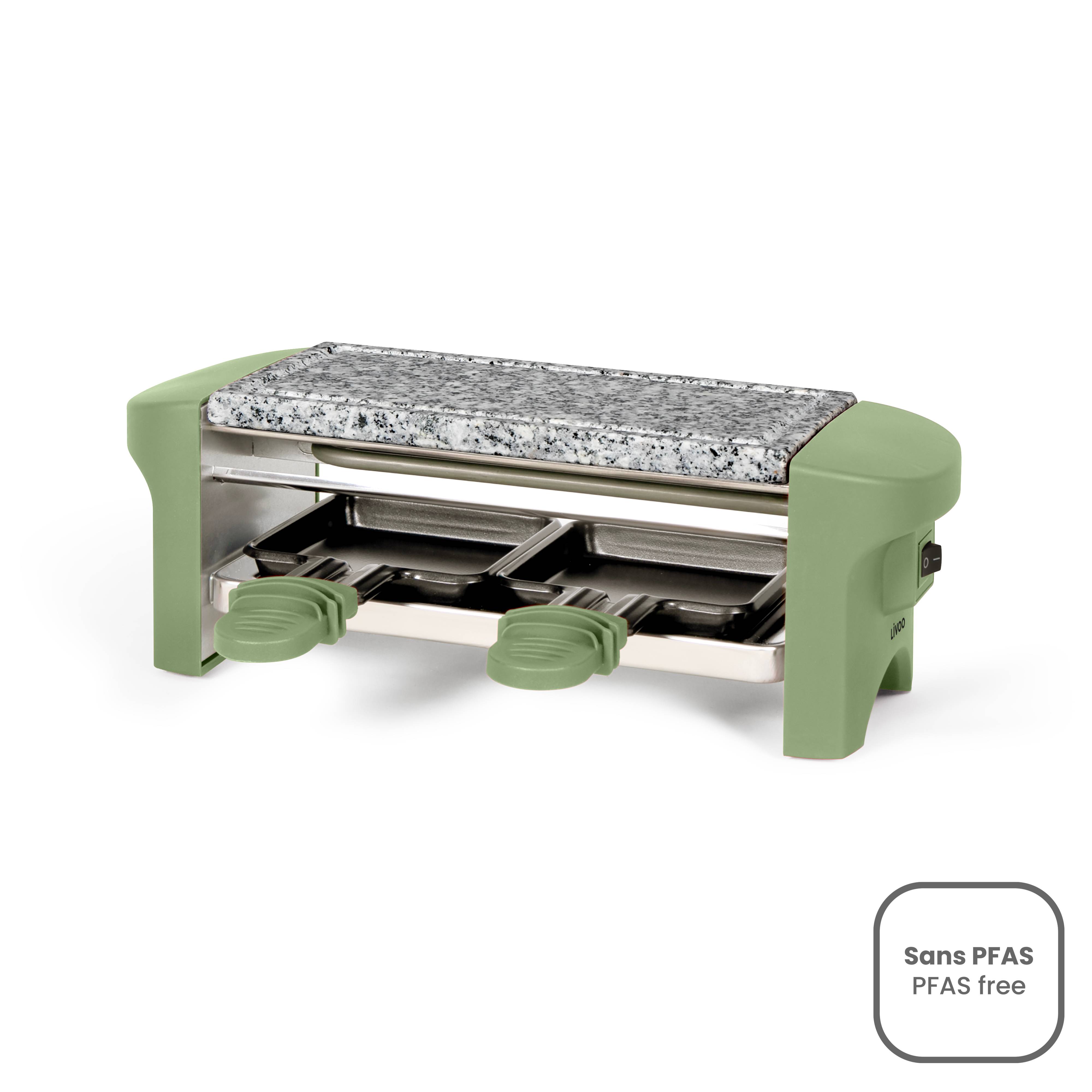 Livoo - Appareil à raclette à 2 personnes 350w DOC156VE Livoo