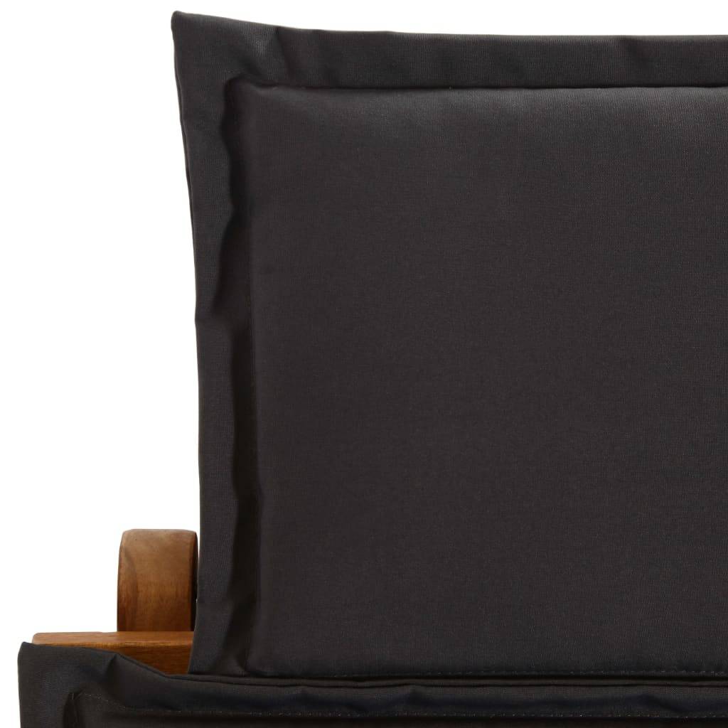 Duo Lits Soleil Acacia Massif Pliants Oreillers Terrasse Gris – ComfortXL Outdoor Living - Image 7