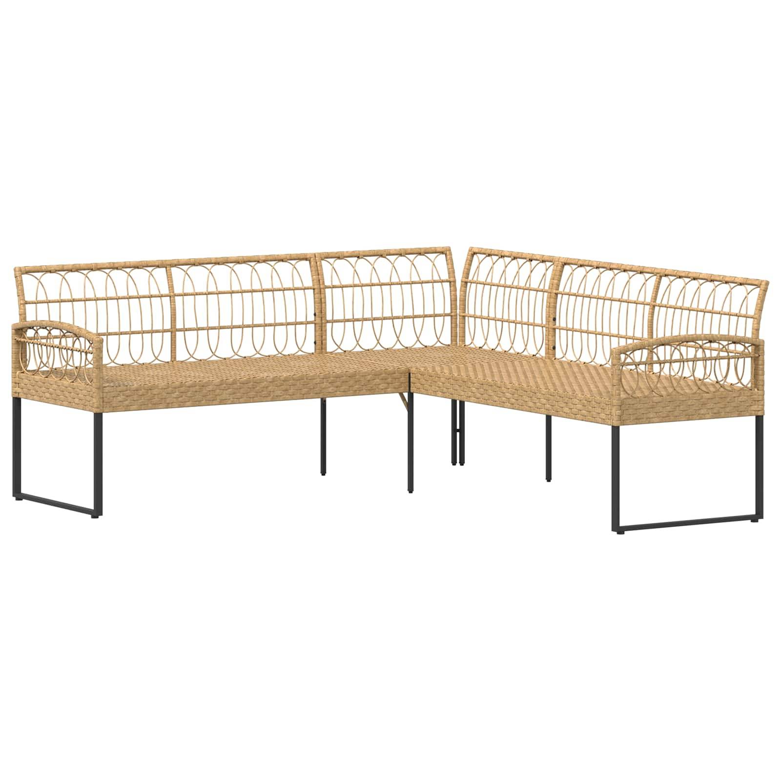 Vidaxl - Ensemble de canapé de jardin avec coussin 2 pcs Naturel vidaXL 42026821 - Image 6