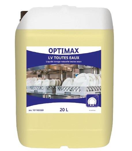 Optimax Lave Vaisselle toutes Eaux Bidon de 20L - Lot de 2 - Diversey