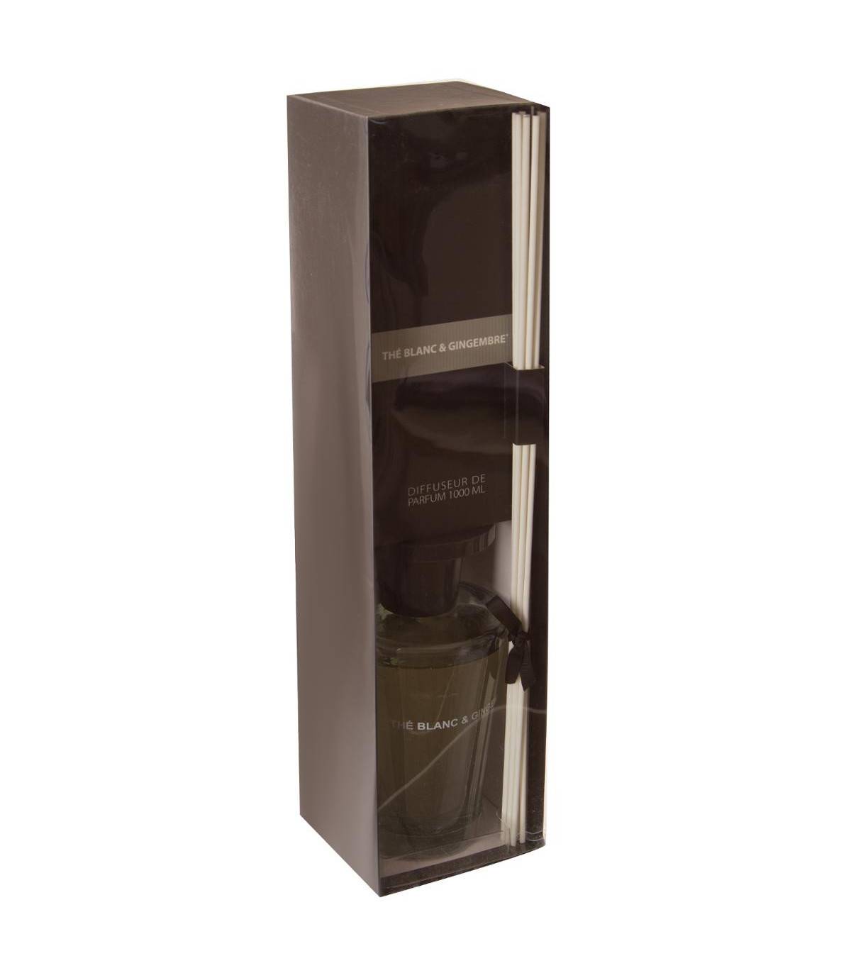 Diffuseur de parfum Thé blanc & Gingembre 1000 ml avec 8 Bâtonnets - Image 2