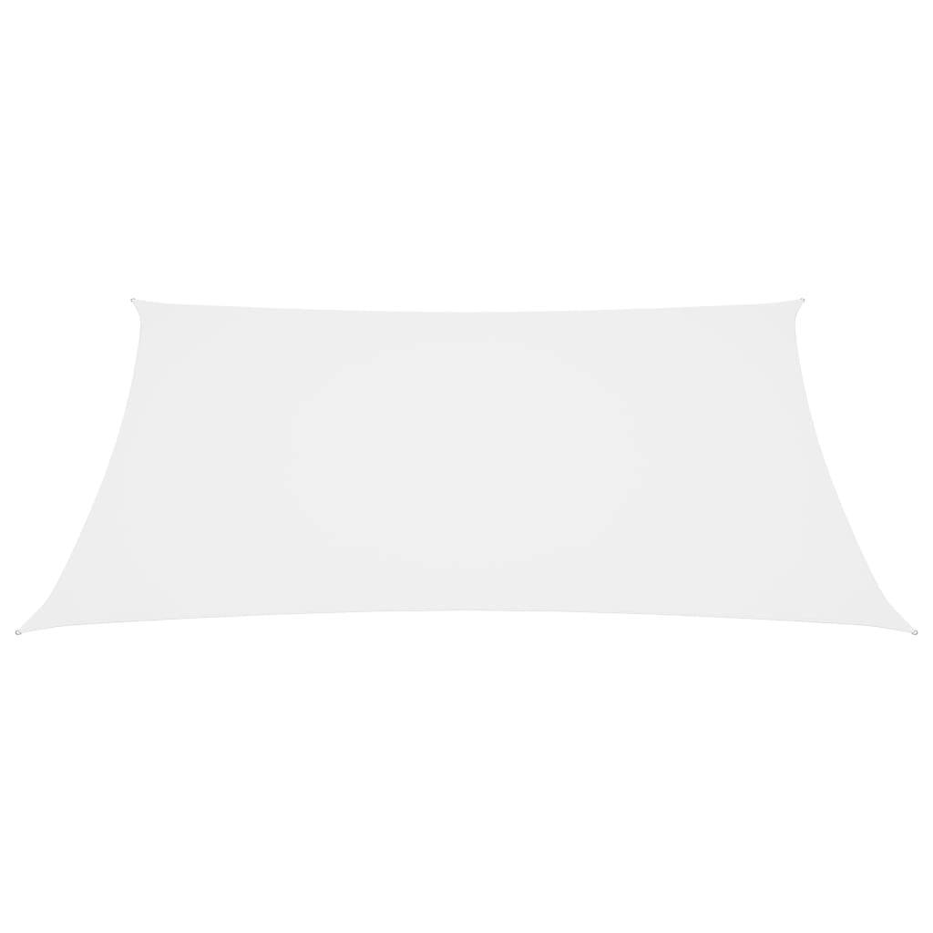 Helloshop26 - Voile toile d'ombrage parasol tissu oxford rectangulaire 2,5 x 4 m blanc - Image 2