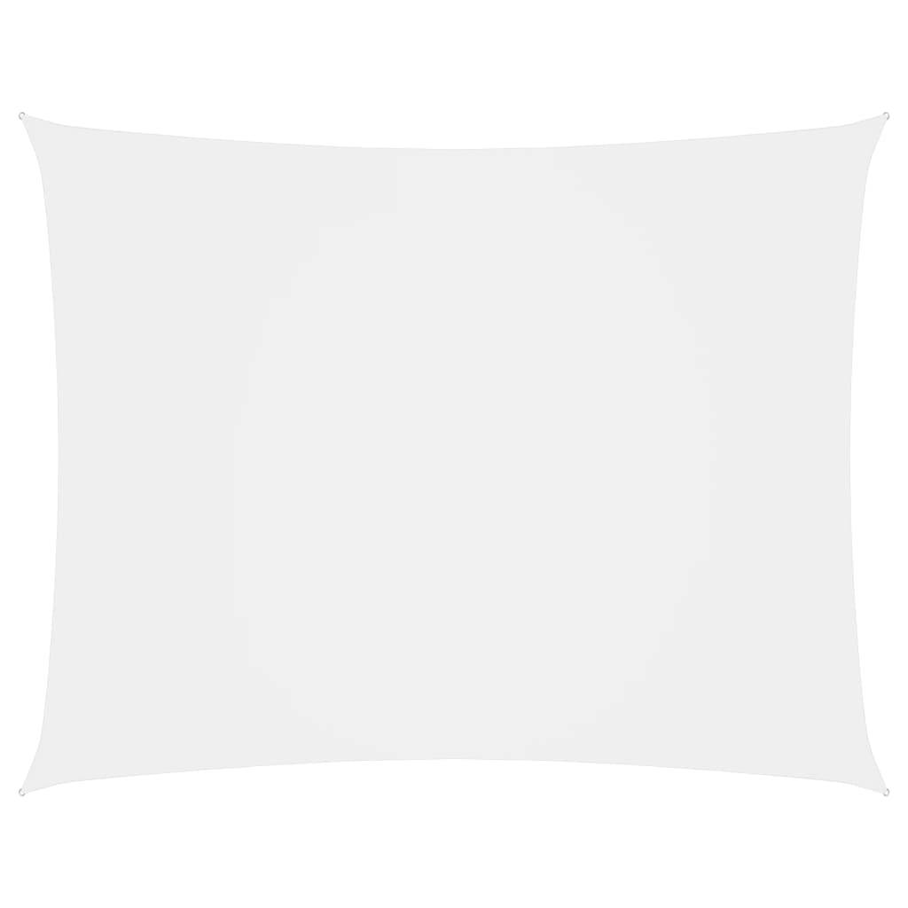 Helloshop26 - Voile toile d'ombrage parasol tissu oxford rectangulaire 2,5 x 4 m blanc - Image 1