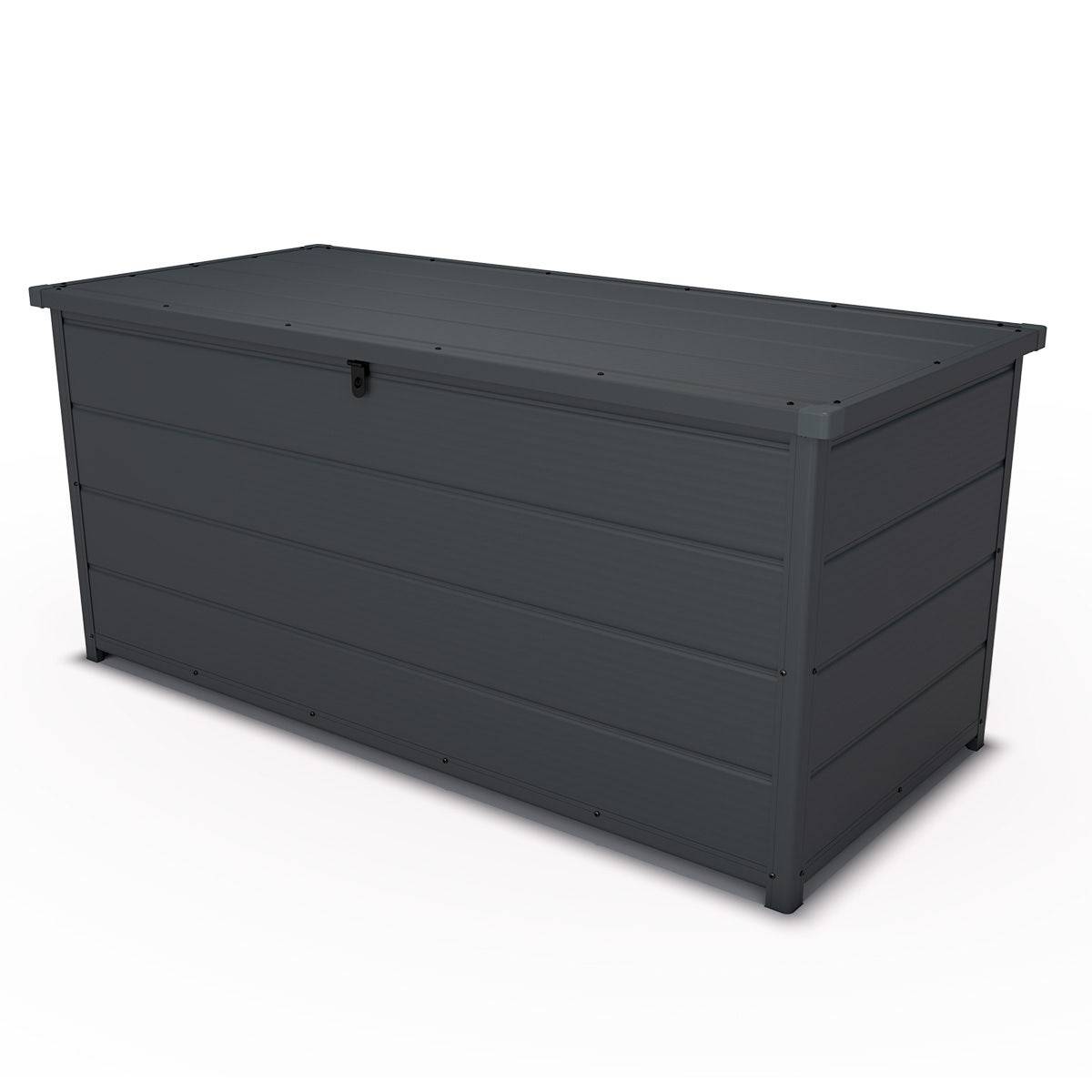 Trigano Jardin - Coffre de jardin resine anthracite 780 L - Image 2