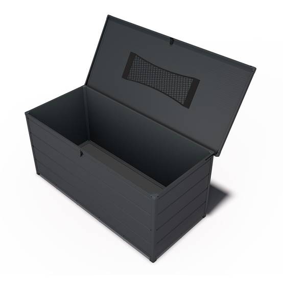 Trigano Jardin - Coffre de jardin resine anthracite 780 L - Image 4