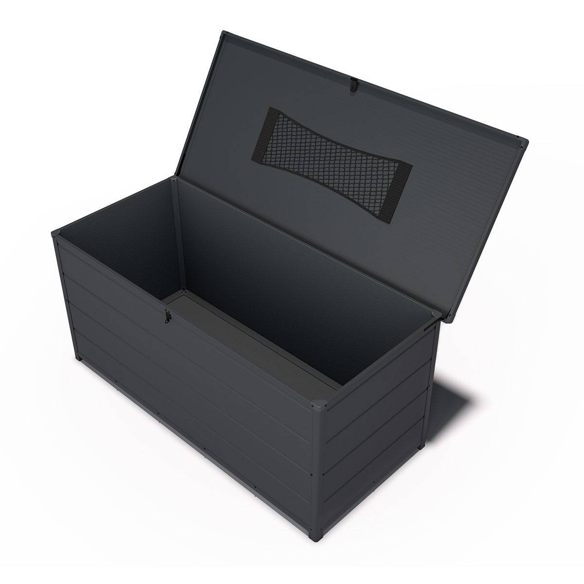 Trigano Jardin - Coffre de jardin resine anthracite 780 L - Image 4