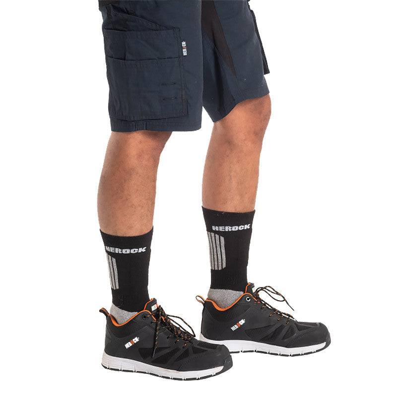 Herock - Paire de chaussettes hautes HEROCK Voltis noires - taille 40-42 - HEROCK - Image 2