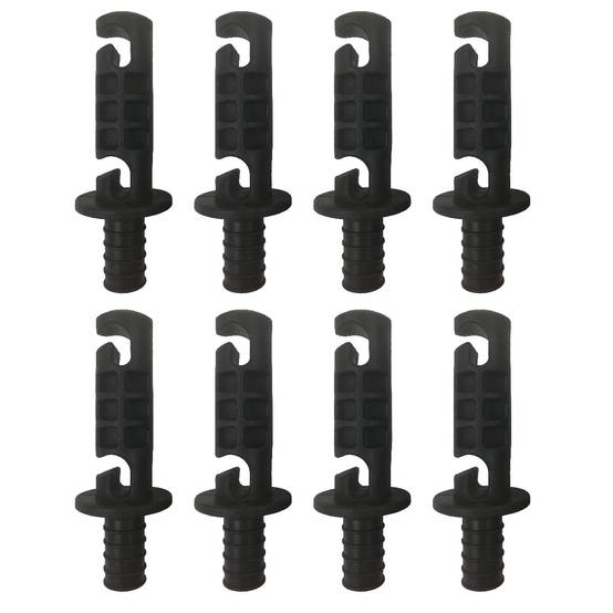 Kangui - Lot de 8 capuchons de maintien universels pour filet de trampoline Ø25 mm Kangui - Image 1