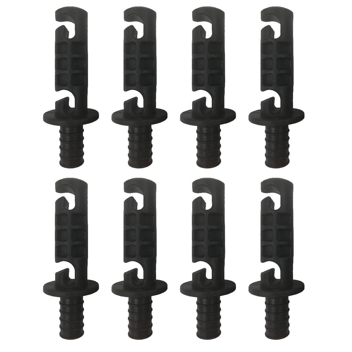 Kangui - Lot de 8 capuchons de maintien universels pour filet de trampoline Ø25 mm Kangui - Image 1