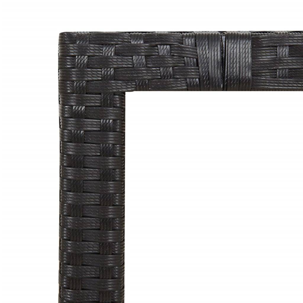 ComfortXL - Salon de Jardin 2 Personnes Noir, 2 Fauteuils à Dossier Réglable et Table avec Plateau en Bois d'Acacia – ComfortXL Outdoor Living - Image 6