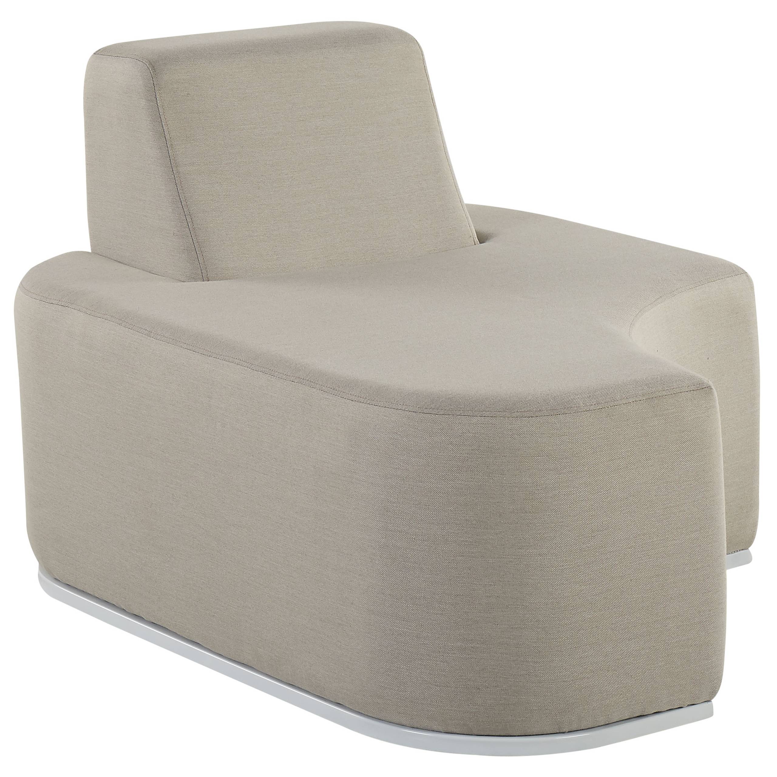 Beliani - Set de jardin, 2 Personnes Tissu Gris clair FABRO - Beliani - Image 8
