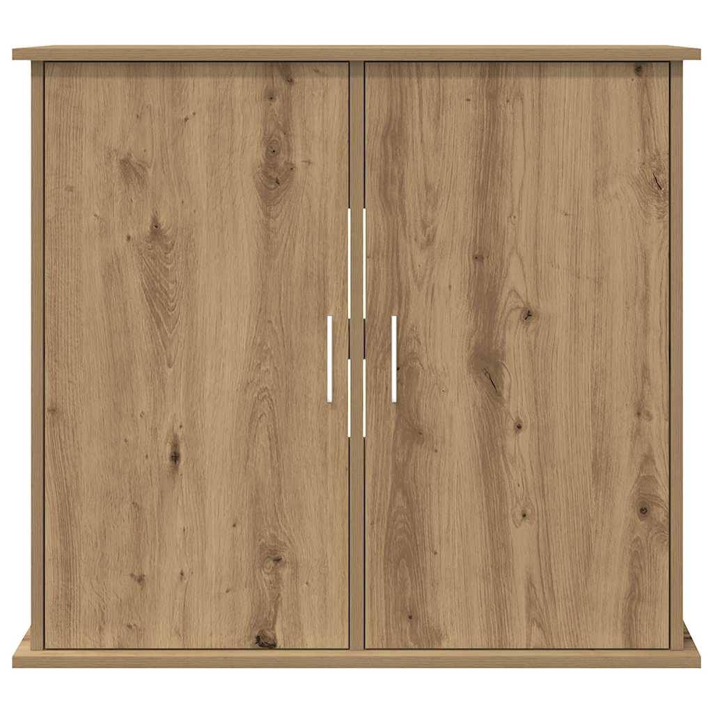 Meuble Aquarium avec 4 Compartiments Fermés 81x36x73 cm Chêne Artisanal - ComfortXL Outdoor Living - Image 4