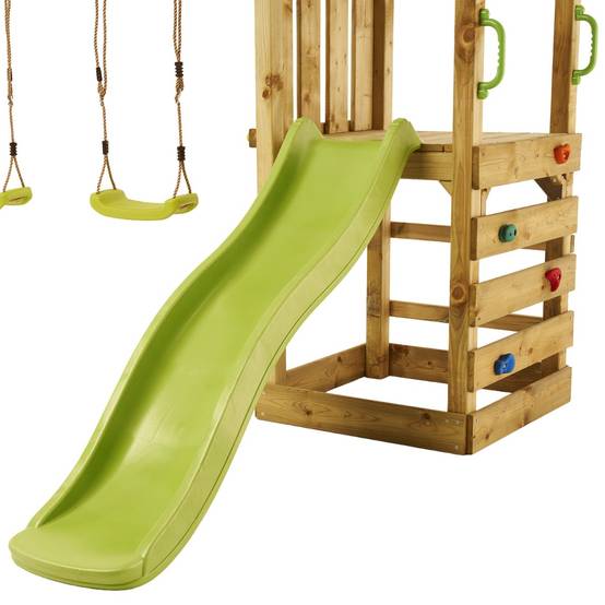 Kangui - Aire de jeux bois enfant : plateforme 90 cm avec toboggan WALLI Kangui - Image 9