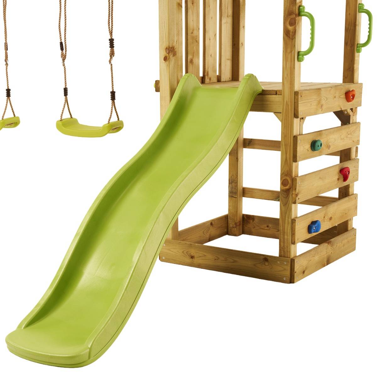 Kangui - Aire de jeux bois enfant : plateforme 90 cm avec toboggan WALLI Kangui - Image 9