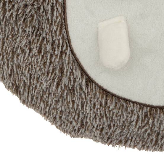 Coussin Déco Enfant "Hérisson" 30cm Marron - Image 3