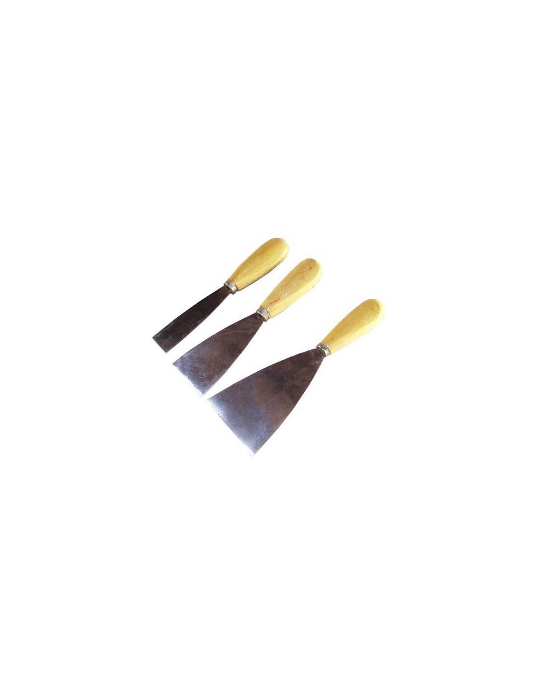 Lot De 3 Couteaux De Peintre - Roulor