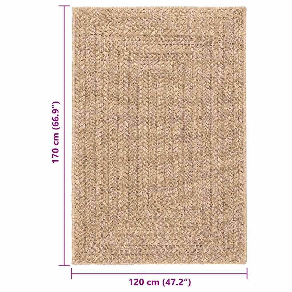ComfortXL - Tapis Intérieur Extérieur Aspect Jute Résistant aux UV pour Balcon et Salon Brun 120x170 cm – ComfortXL Outdoor Living - Image 9