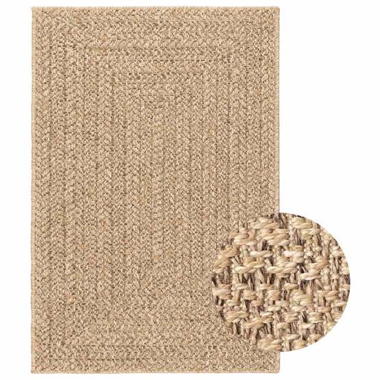 ComfortXL - Tapis Intérieur Extérieur Aspect Jute Résistant aux UV pour Balcon et Salon Brun 120x170 cm – ComfortXL Outdoor Living - Image 1