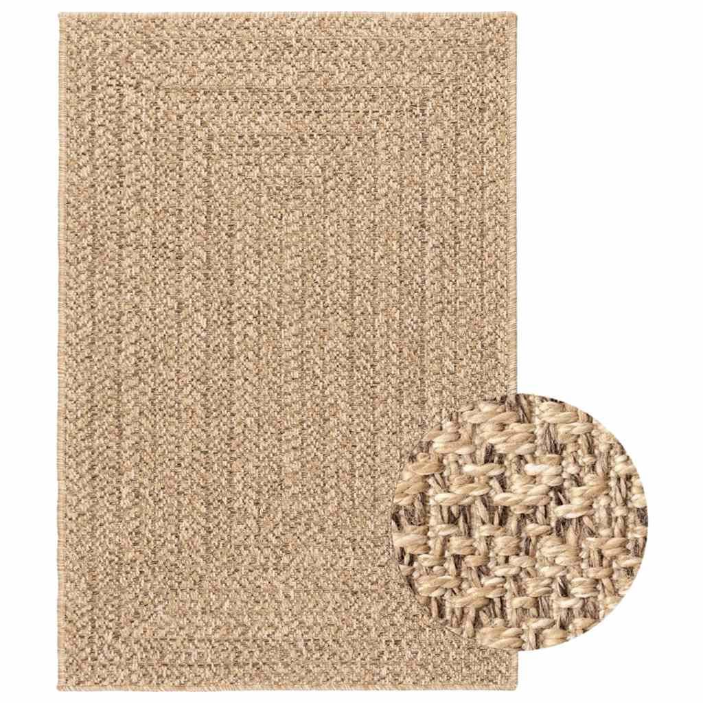 ComfortXL - Tapis Intérieur Extérieur Aspect Jute Résistant aux UV pour Balcon et Salon Brun 120x170 cm – ComfortXL Outdoor Living - Image 1