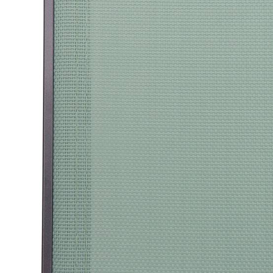 Lot de 2 bains de soleil ELSA en aluminium gris anthracite et textilène vert de gris. transats multi positions avec roulettes | sweeek - Image 5