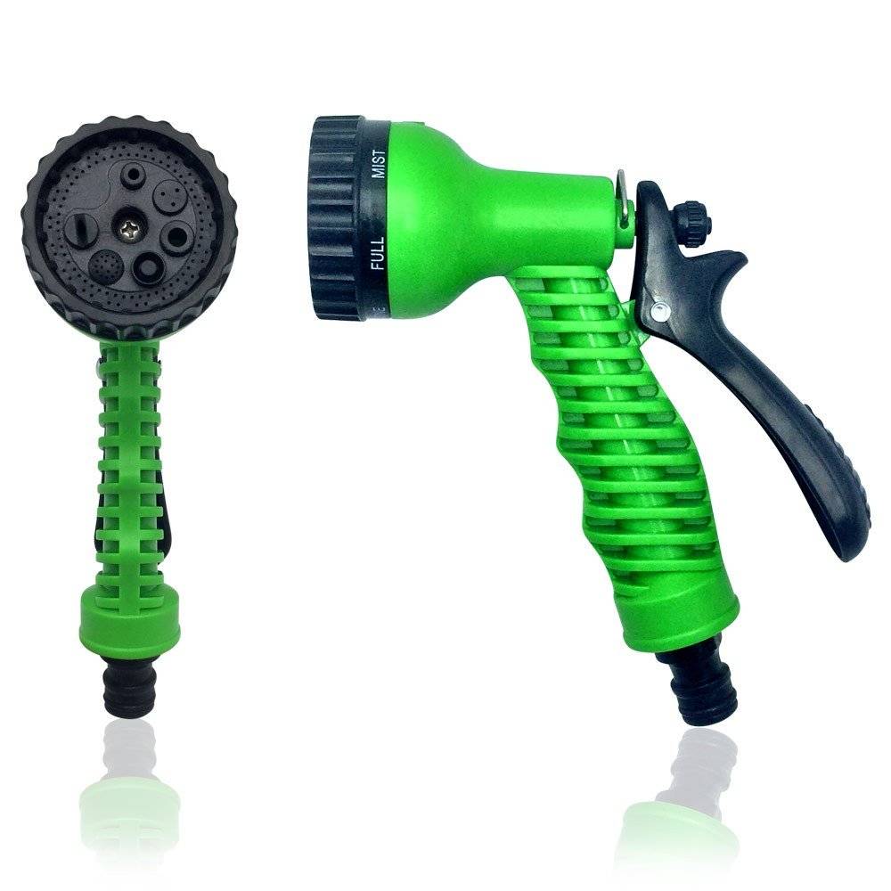 Tuyau d'arrosage extensible avec pistolet 22 mètres Vert - Image 2