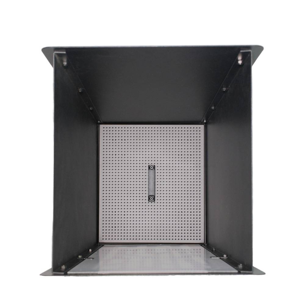 Facilitys - Réservoir granulés 55 kg acier noir HETRE 4 roulettes fenêtre - Image 4