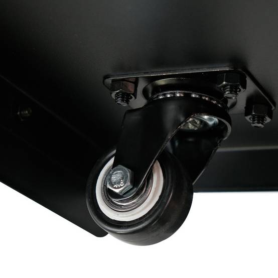 Facilitys - Réservoir granulés 55 kg acier noir HETRE 4 roulettes fenêtre - Image 6