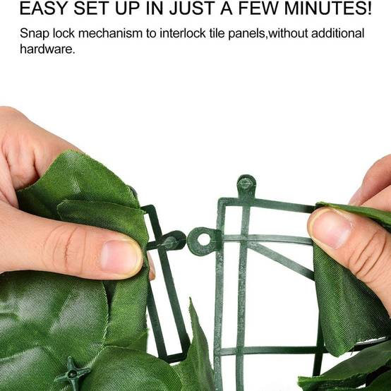 Lierre Artificiel Pothos pour Extérieur - Décoration de Clôture et Intimité - Résistant aux Intempéries50*300cm - Lytech - Image 3