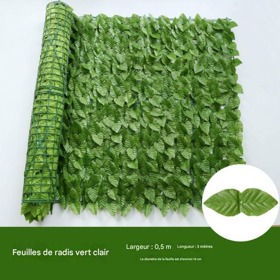 Lierre Artificiel Pothos pour Extérieur - Décoration de Clôture et Intimité - Résistant aux Intempéries50*300cm - Lytech - Image 1