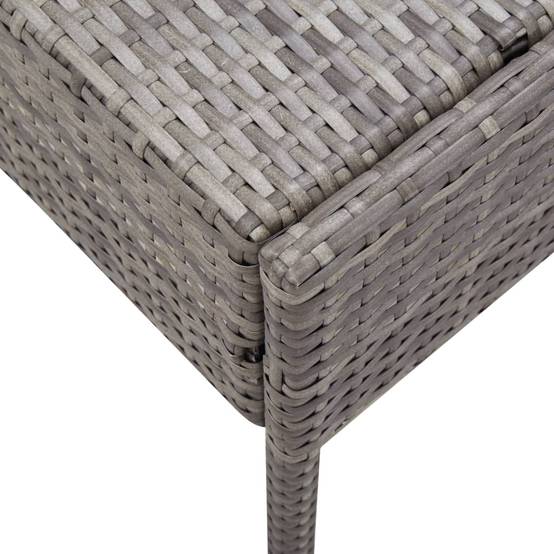 Vidaxl - Salon de jardin 8 pcs avec coussins résine tressée gris vidaXL 48954 - Image 5