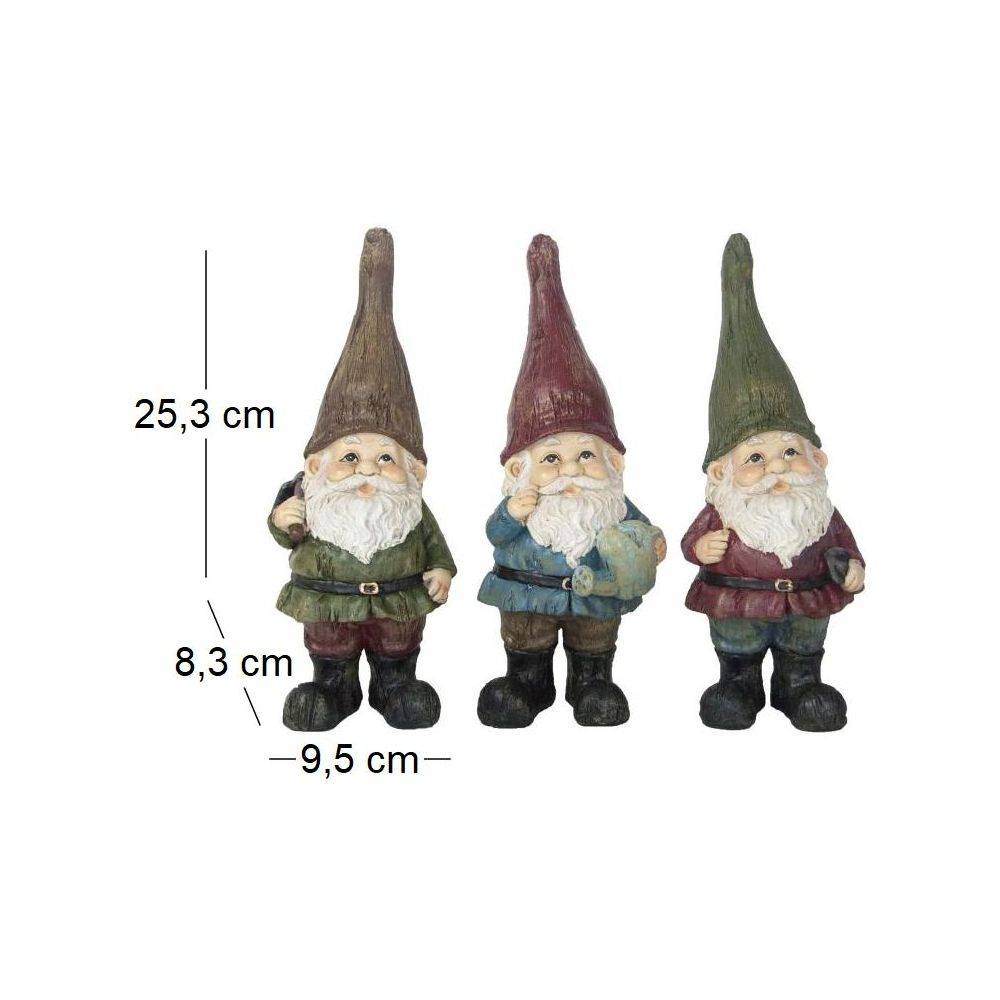 Esschert Design - Lot nains de jardin assortis en résine 25 cm - Image 3