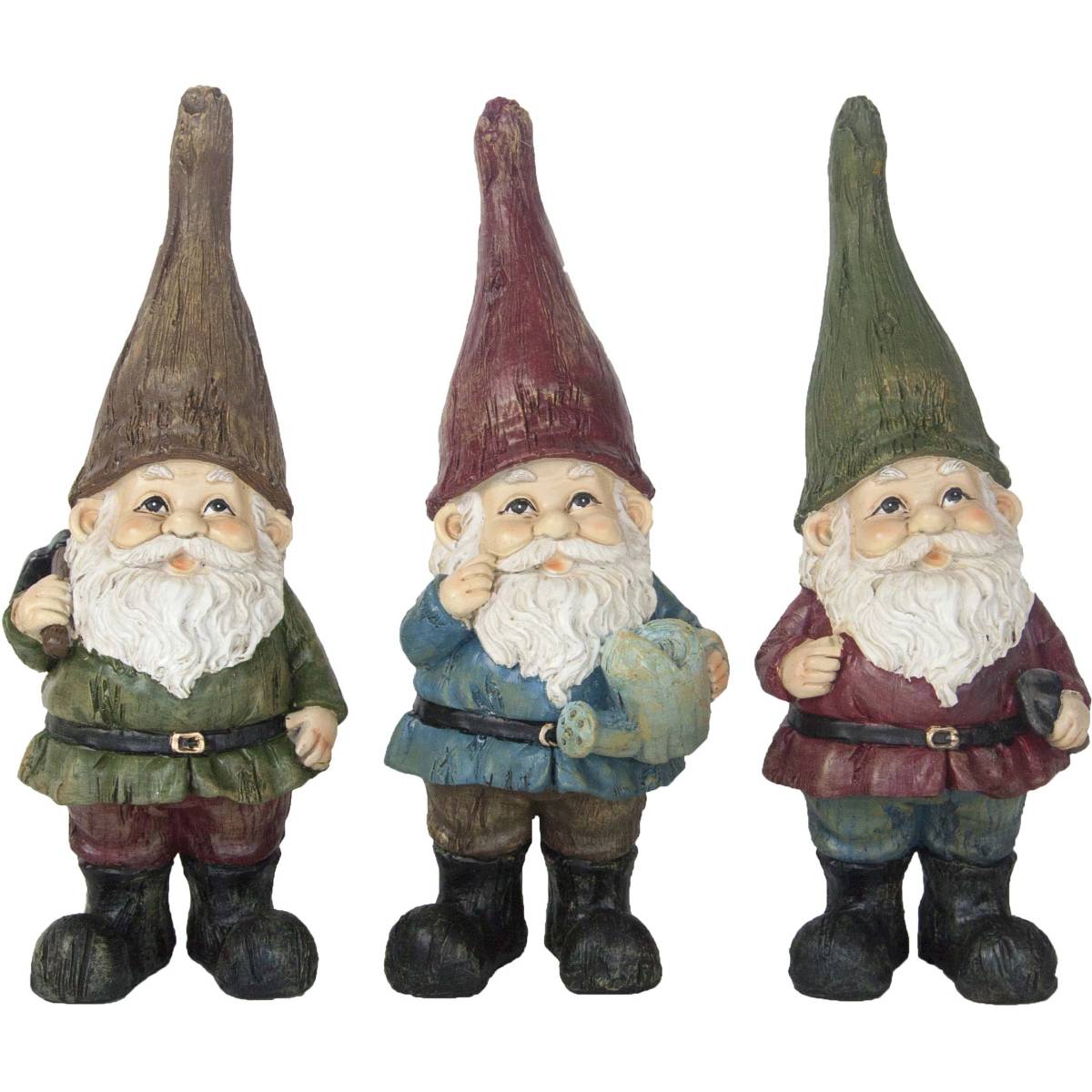 Esschert Design - Lot nains de jardin assortis en résine 25 cm - Image 1