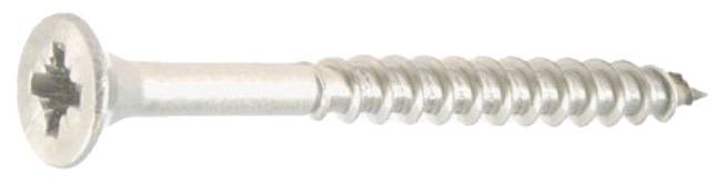 Vis à bois agglomérés tête fraisée Pozidriv inox A2 4,5X50 boîte de 100 - ULTIMA - 12545050 - Image 1