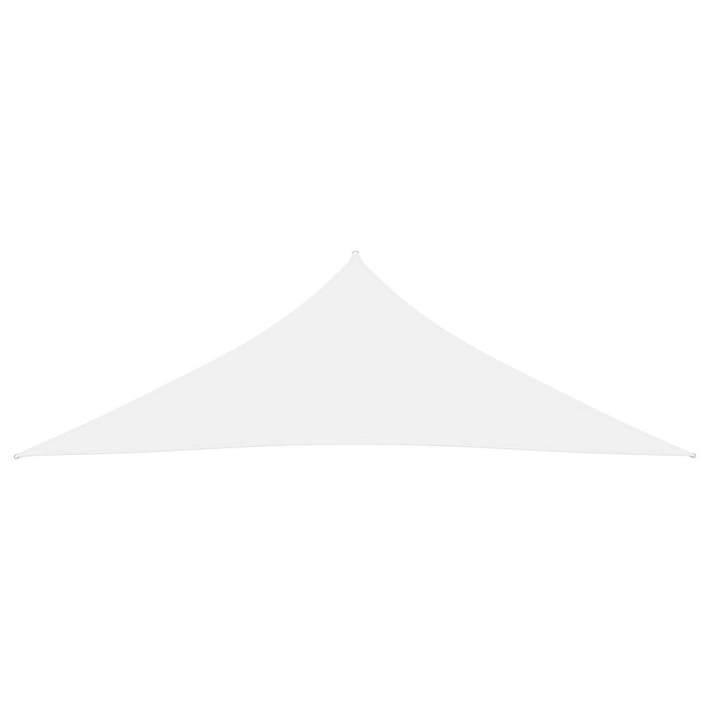 Helloshop26 - Voile d'ombrage parasol tissu oxford triangulaire 2,5 x 2,5 x 3,5 m blanc - Image 2