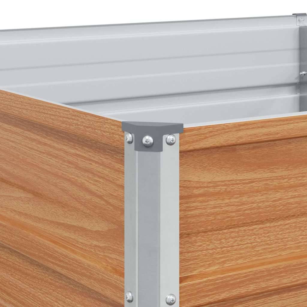 Prolenta Premium - Jardinière acier marron 320 x 80 x 45 cm - Prolenta premium p357.2 - Image 9
