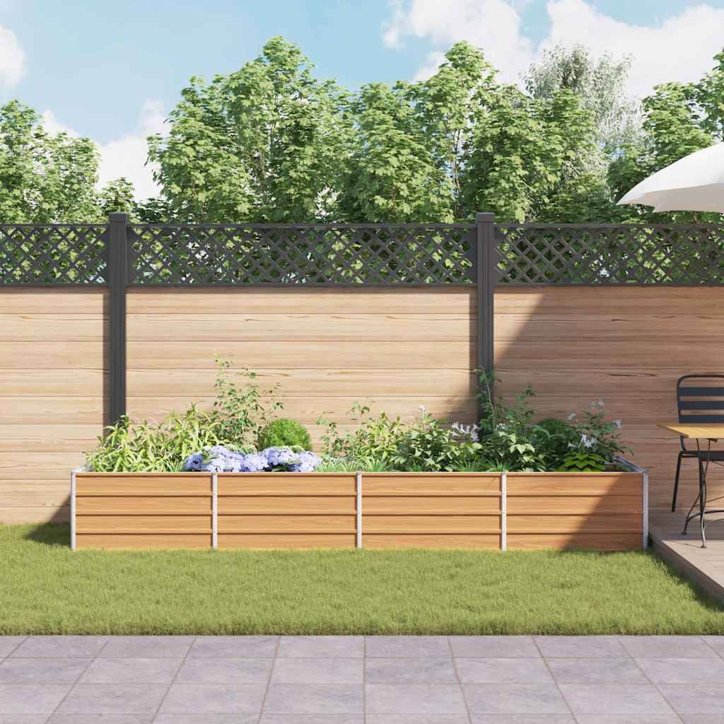 Prolenta Premium - Jardinière acier marron  320 x 80 x 45 cm  - Prolenta premium p357.2 - Image 4
