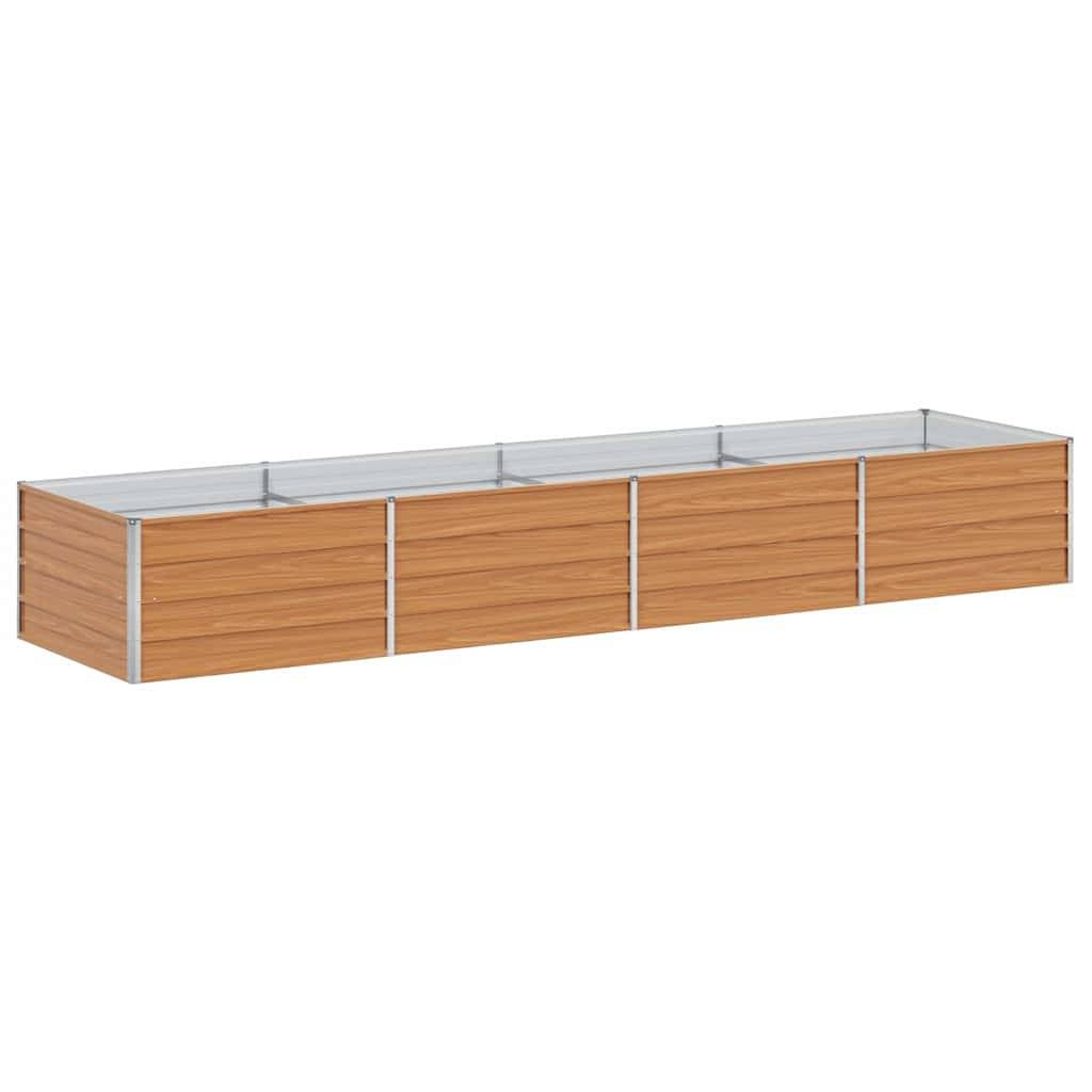 Prolenta Premium - Jardinière acier marron 320 x 80 x 45 cm - Prolenta premium p357.2 - Image 1