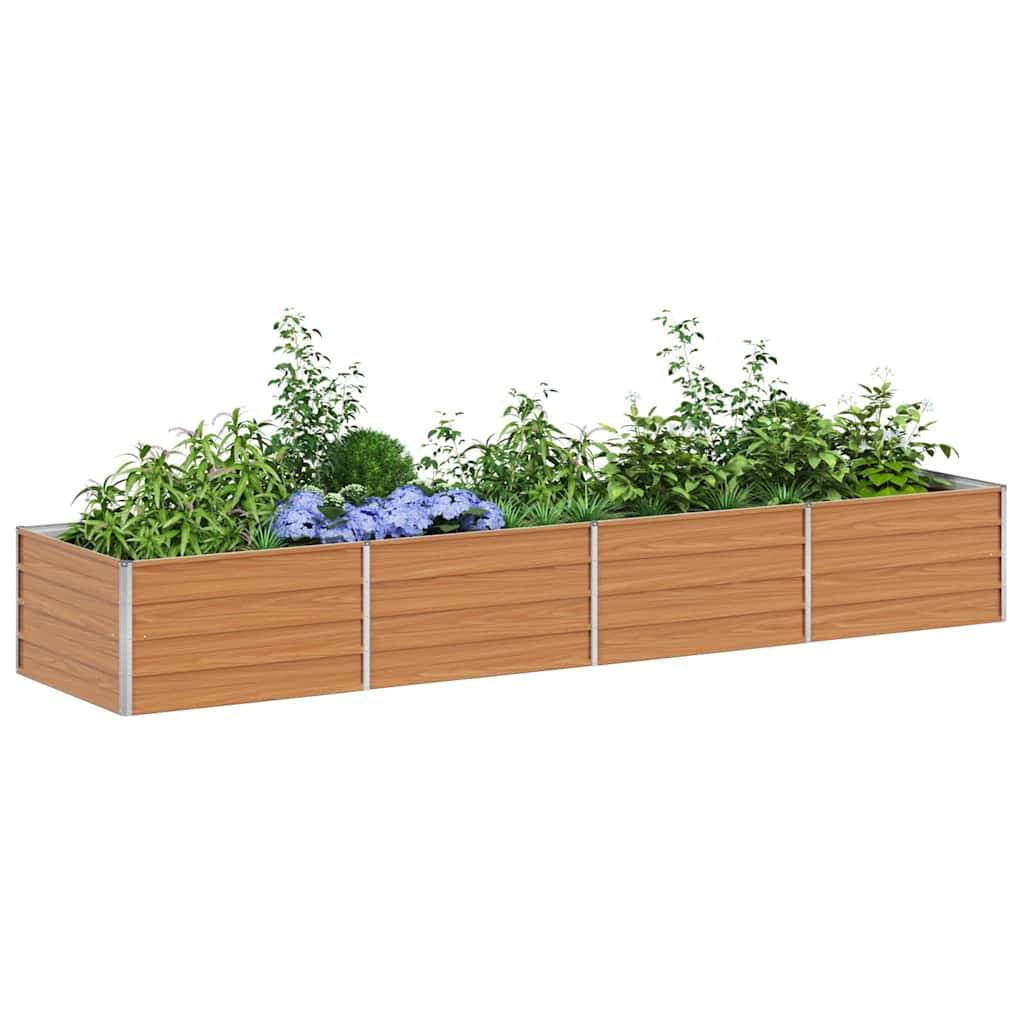 Prolenta Premium - Jardinière acier marron  320 x 80 x 45 cm  - Prolenta premium p357.2 - Image 3