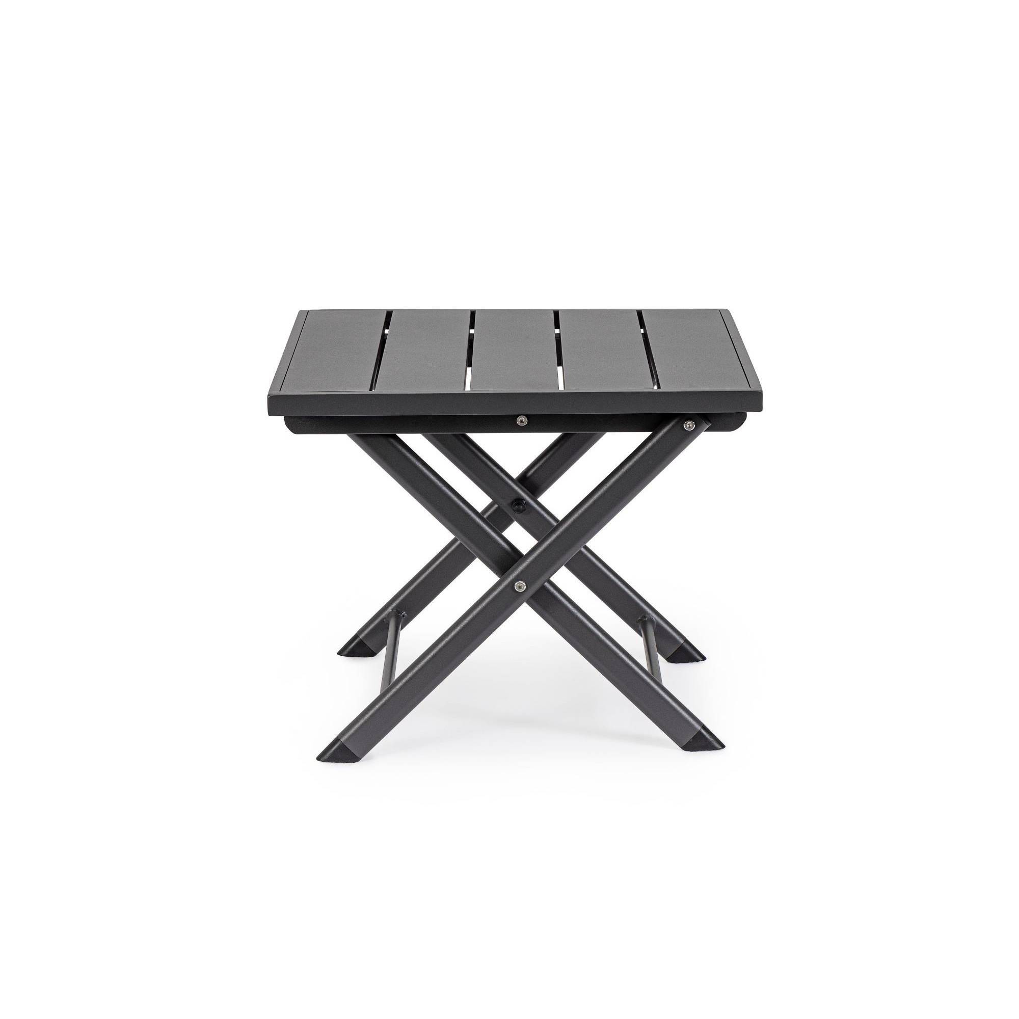 Autre - Table basse pliante de jardin en aluminium L44 - CABOURG - Image 3