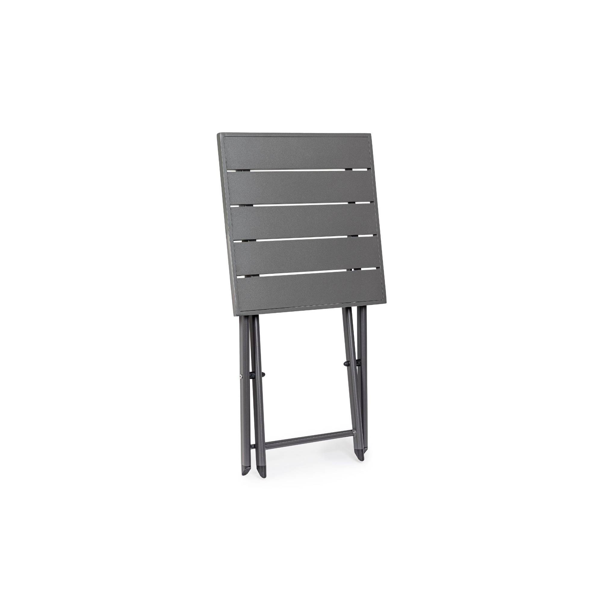 Autre - Table basse pliante de jardin en aluminium L44 - CABOURG - Image 5